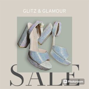 MADDEN BLOCK RHINESTONE HEELS 🪩